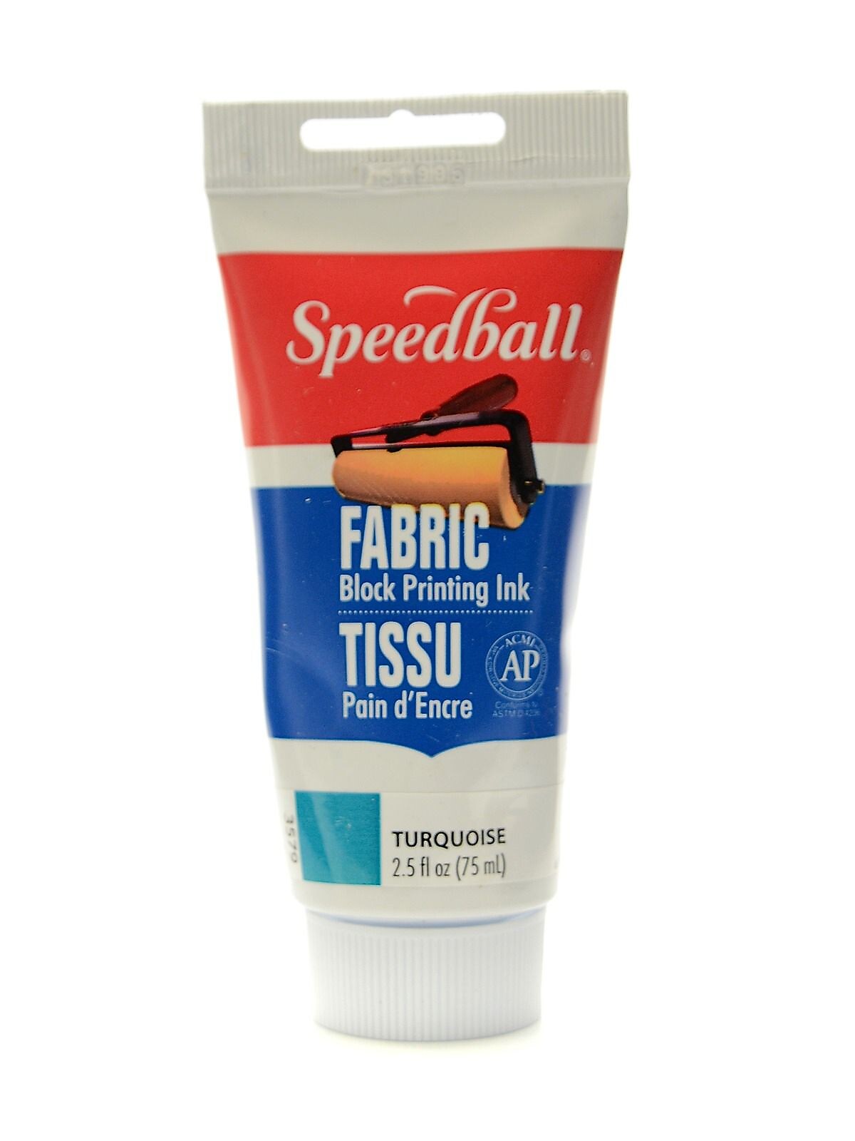 Speedball Block Printing Fabric Ink 2.5 Oz. Turquoise [Pack Of 2]
