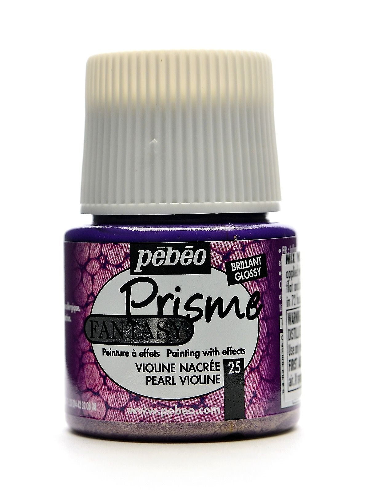 Pebeo Fantasy Prisme Effect Paint Pearl Violine 45 Ml [Pack Of 3]