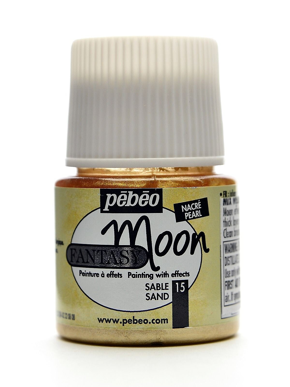 Pebeo Fantasy Moon Effect Paint Sand 45 Ml [Pack Of 3]