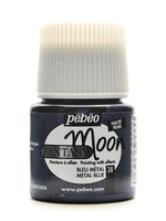 Pebeo Fantasy Moon Effect Paint Metal Blue 45 Ml [Pack Of 3]