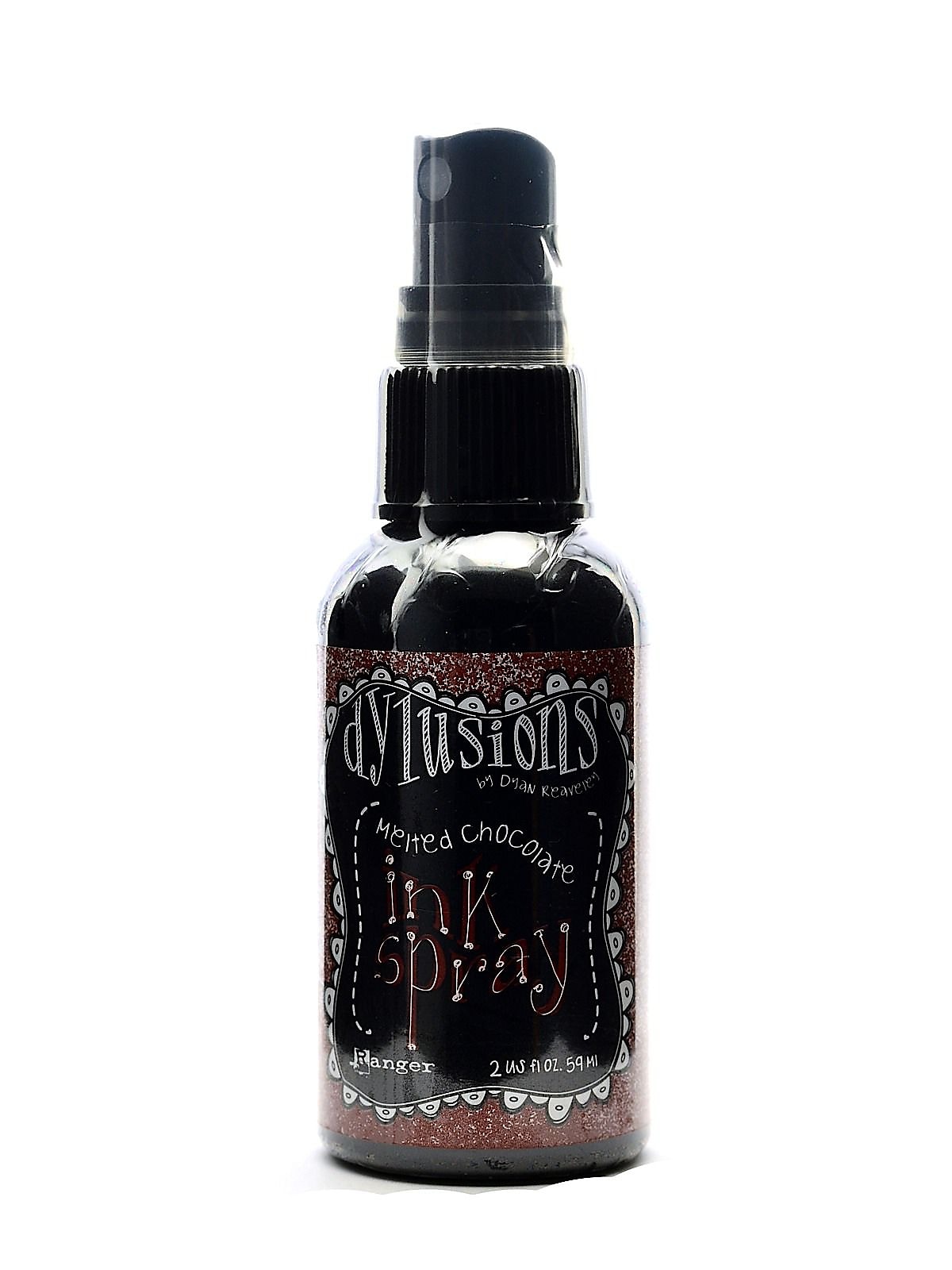 Ranger Dylusions Ink Sprays, Melted Chocolate, 2Oz Bottle, 3/Pack (71989-Pk3)