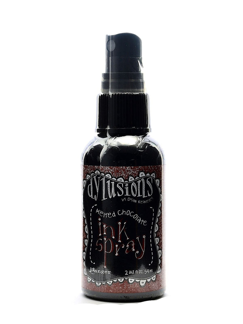 Ranger Dylusions Ink Sprays, Melted Chocolate, 2Oz Bottle, 3/Pack (71989-Pk3)