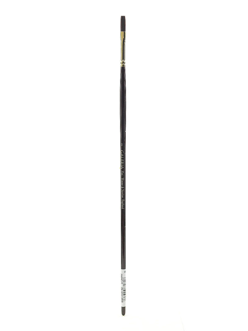 Winsor And Newton Galeria Long Handled Brushes, 2 Flat (81834)