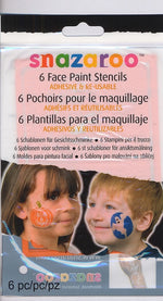 Snazaroo Face Paint Stencils, Halloween, 6/Set, 2/Pack (01889-Pk2)