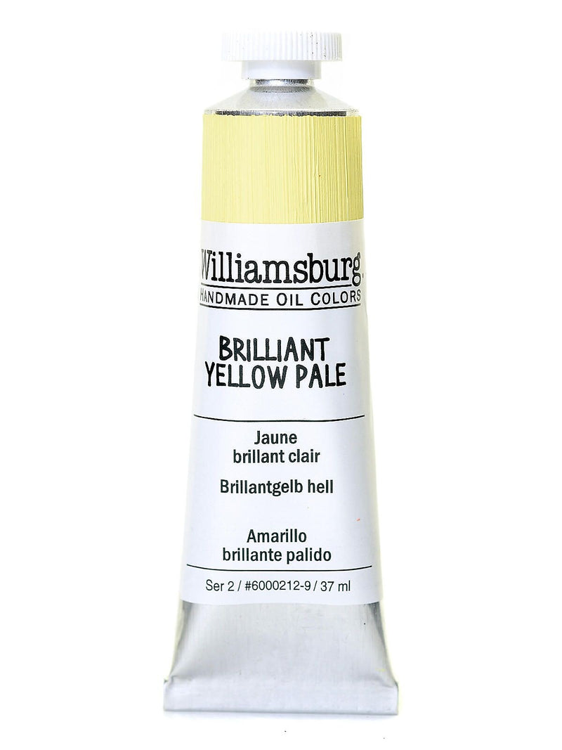 Williamsburg Handmade Oil Colors, Bright Yellow Extra Pale, 37 ml