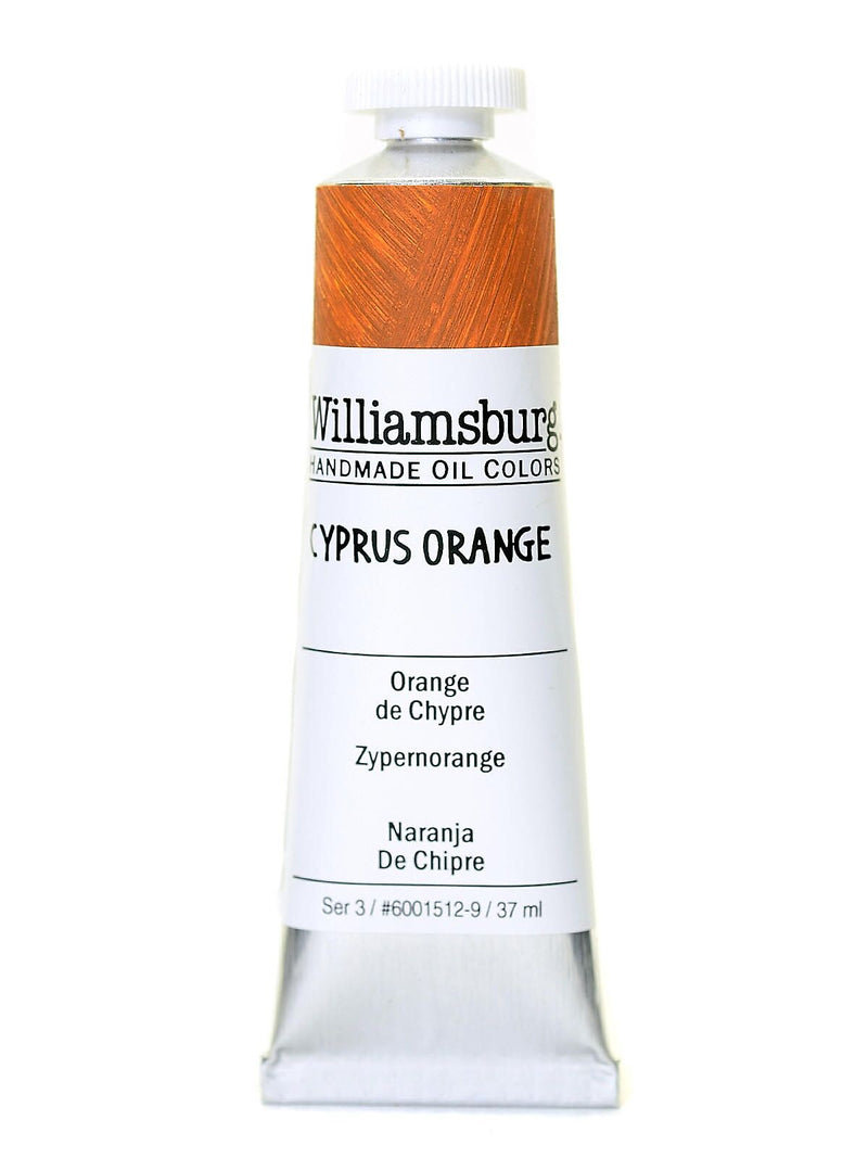 Williamsburg Handmade Oil Colors Cyprus Orange 37 Ml