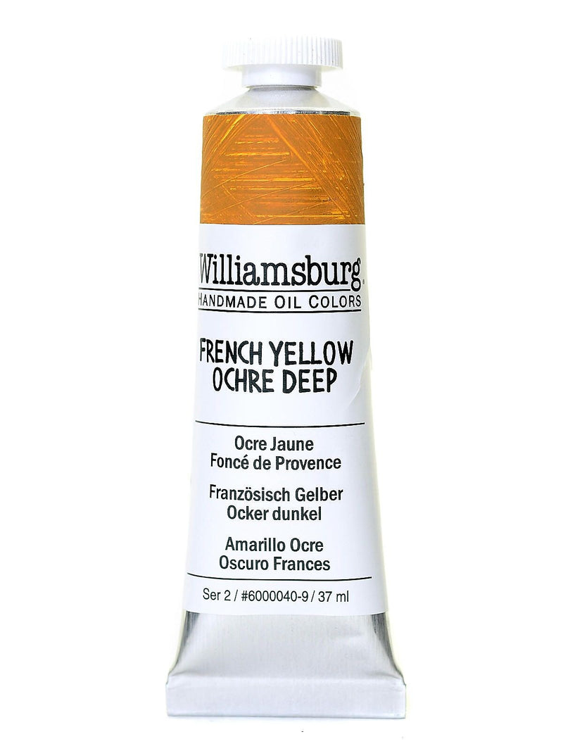 Williamsburg Handmade Oil Colors French Yellow Ochre Deep 37 Ml