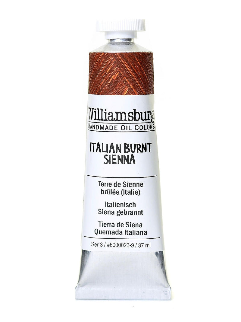 Williamsburg Handmade Oil Colors Italian Burnt Sienna 37 Ml