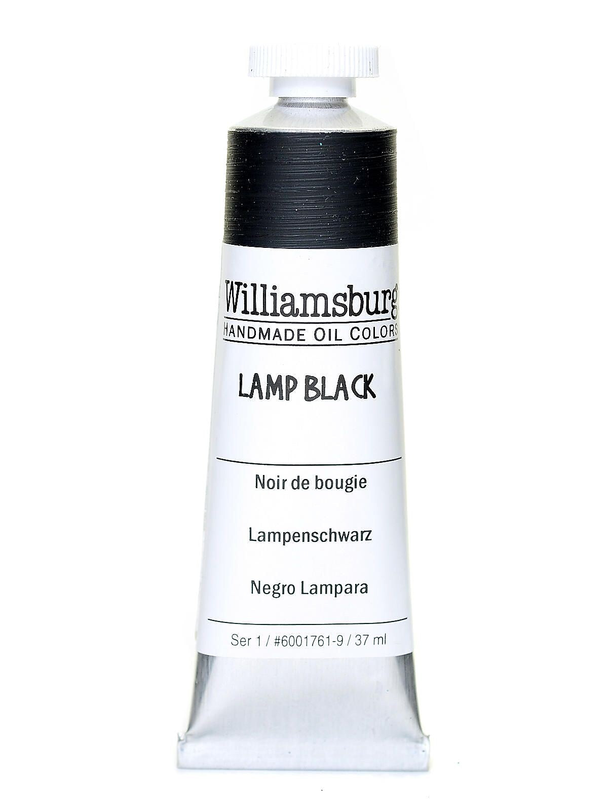 Williamsburg Handmade Oil Colors Lamp Black 37 Ml