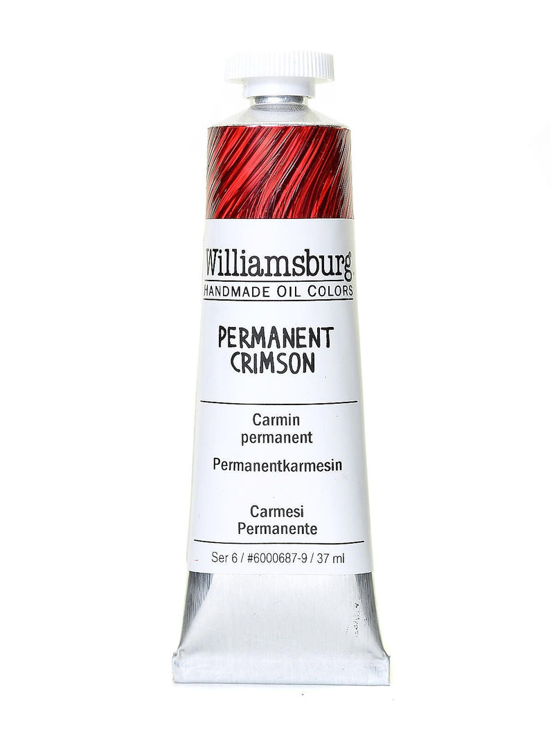 Williamsburg Handmade Oil Colors Permanent Crimson 37 Ml