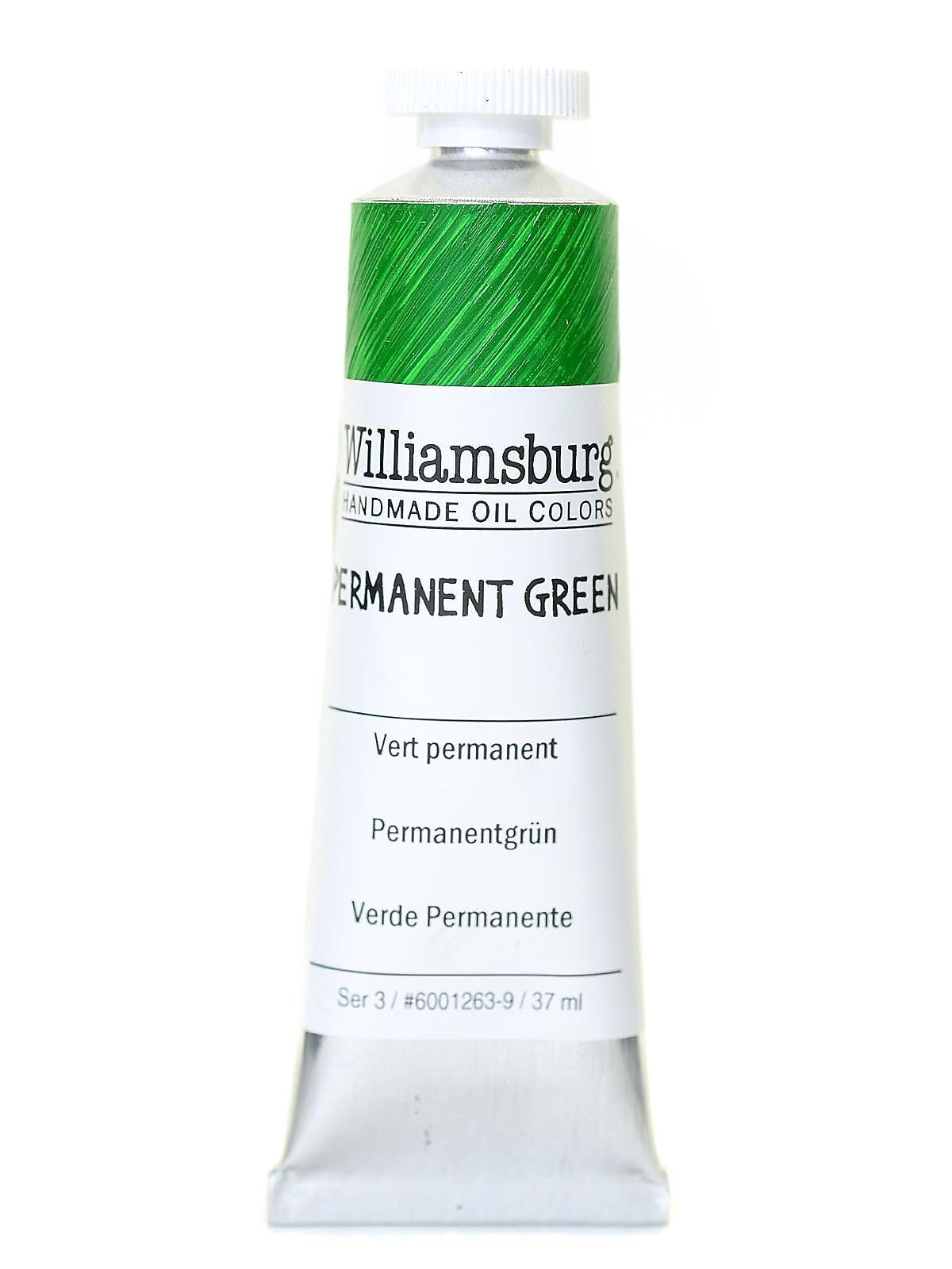 Williamsburg Handmade Oil Colors Permanent Green 37 Ml