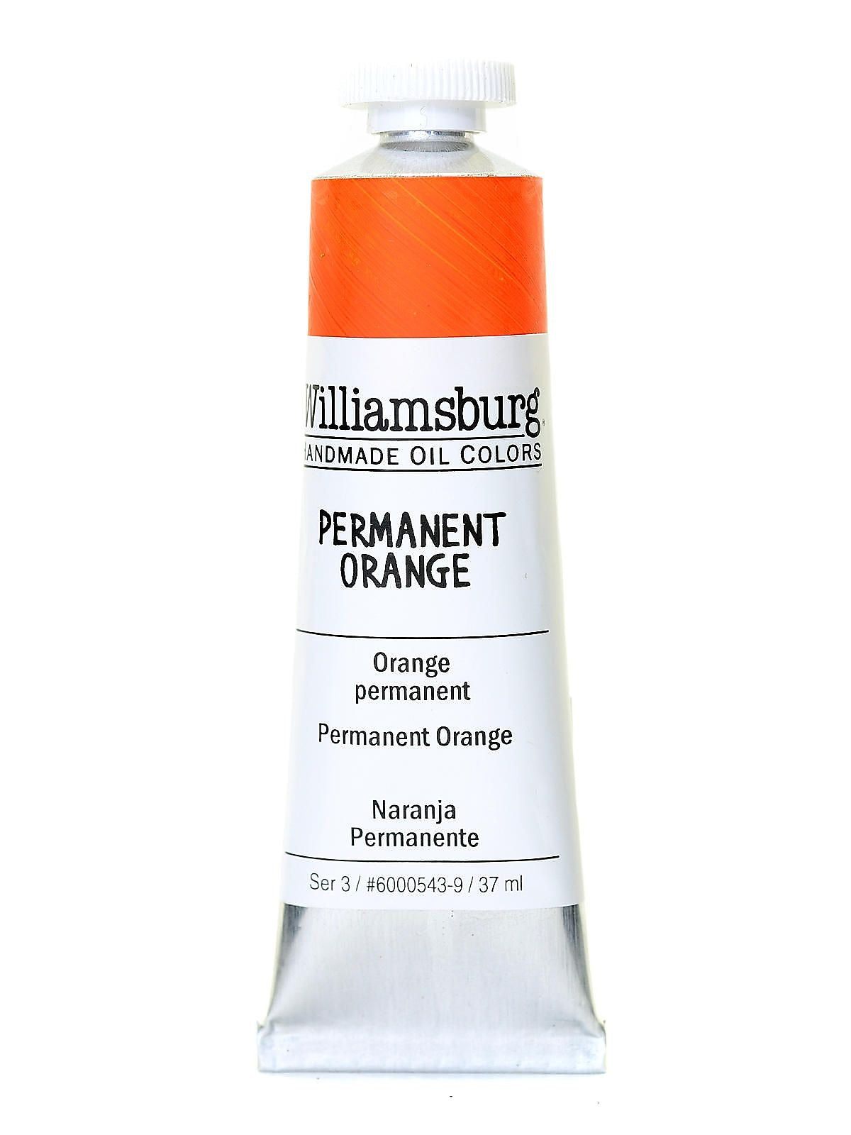 Williamsburg Handmade Oil Colors Permanent Orange 37 Ml