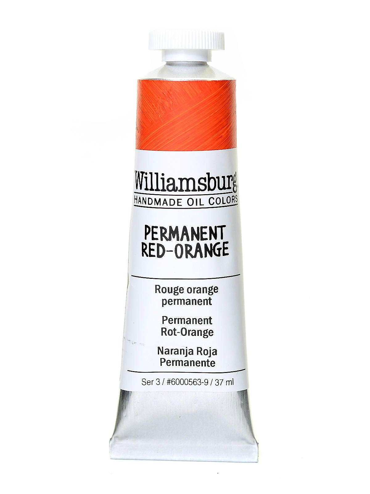 Williamsburg Handmade Oil Colors Permanent Red Orange 37 Ml