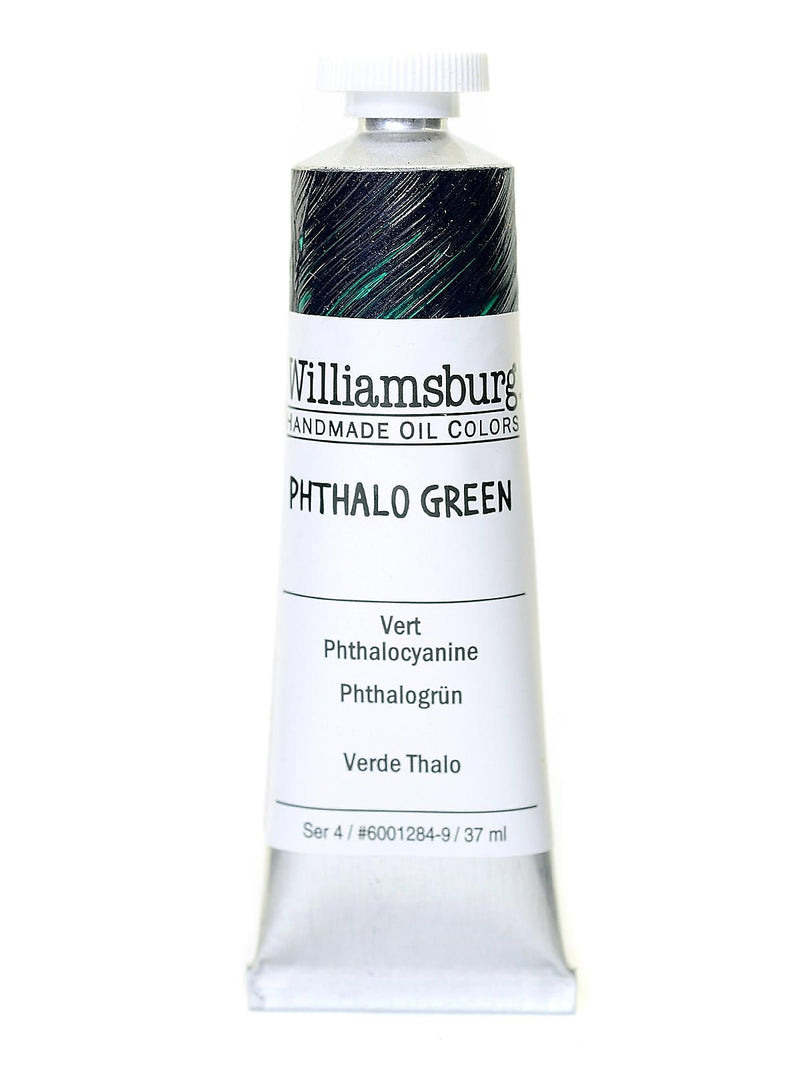 Williamsburg Handmade Oil Colors Phthalo Green 37 Ml