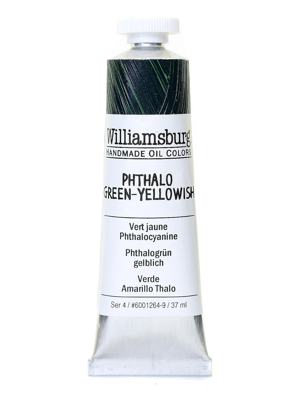 Williamsburg Handmade Oil Colors Phthalo Green Yellowish 37 Ml