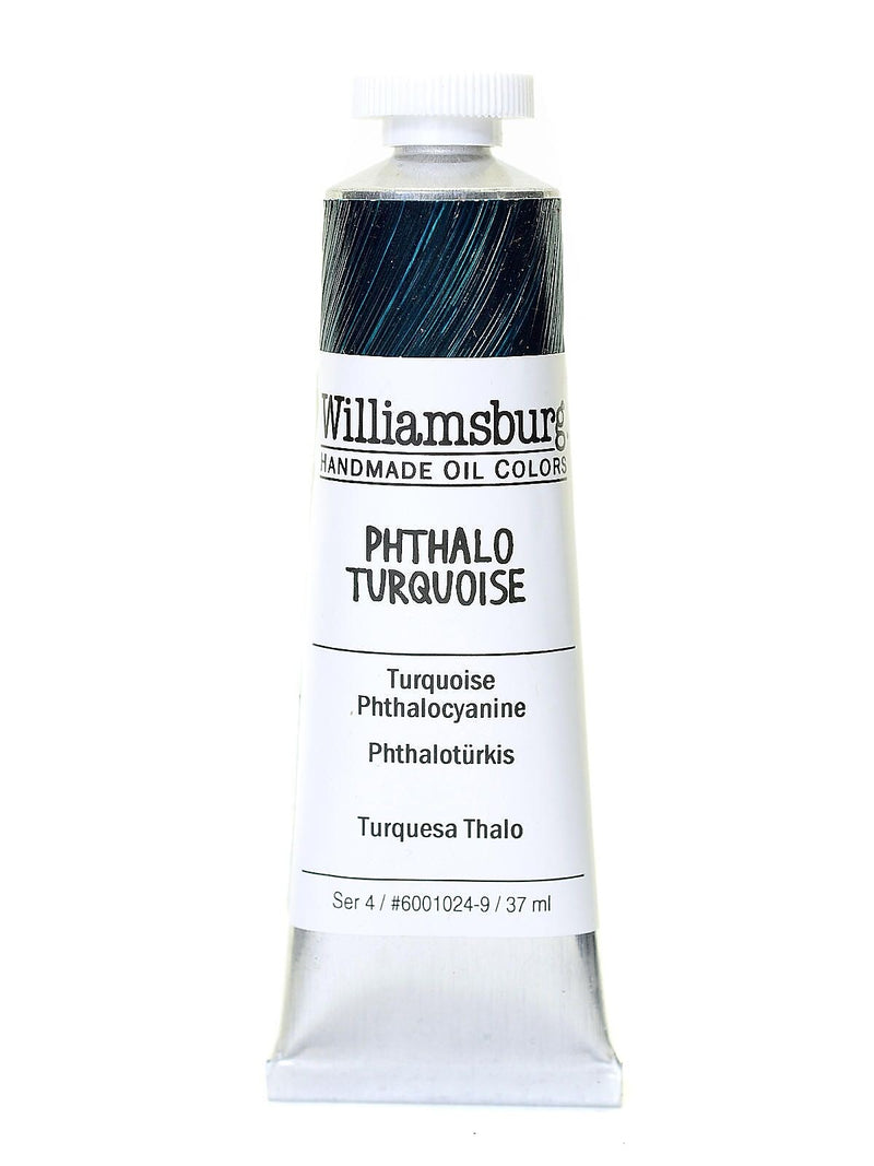 Williamsburg Handmade Oil Colors Phthalo Turquoise 37 Ml