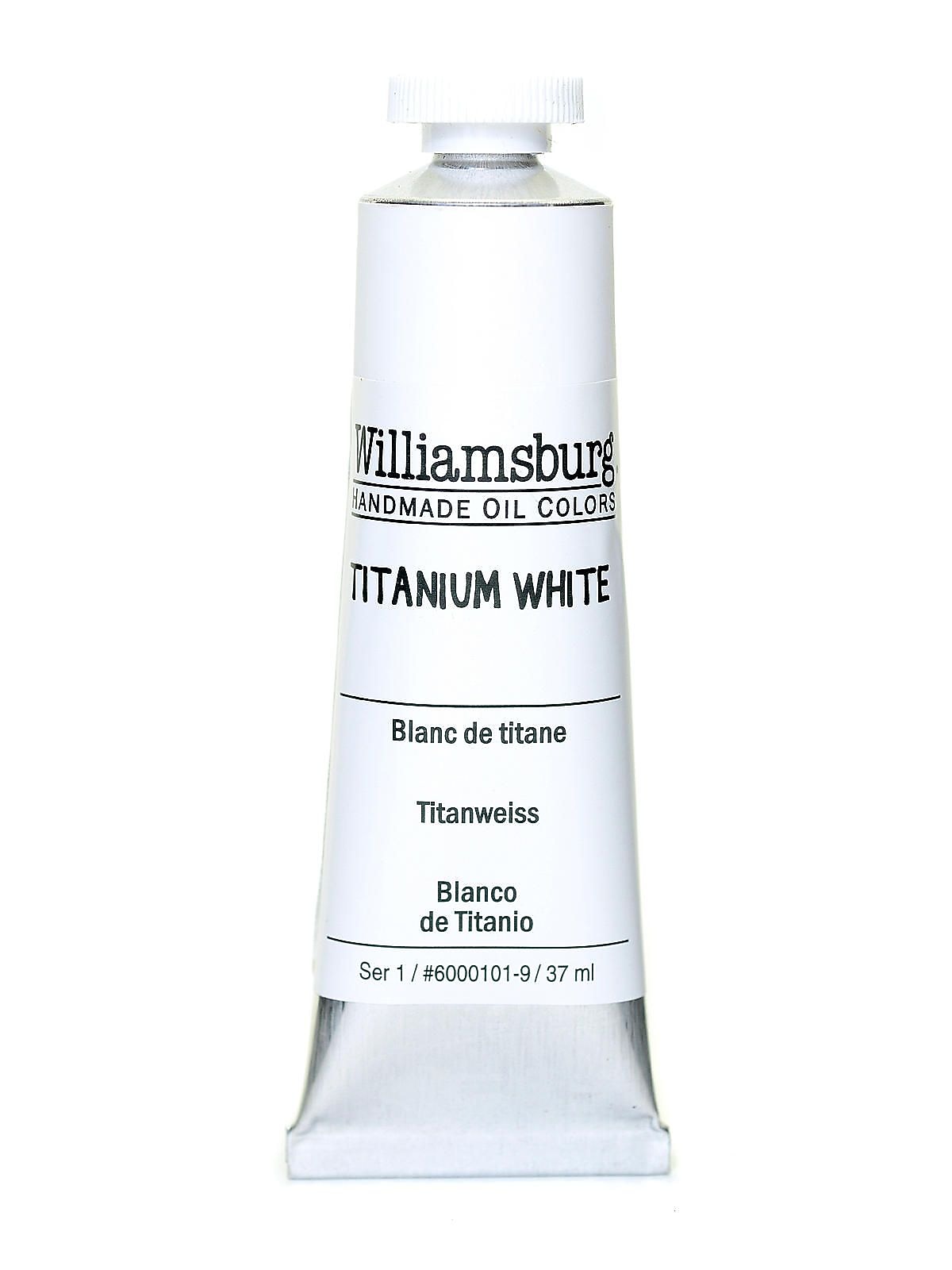 Williamsburg Handmade Oil Colors Titanium White 37 Ml