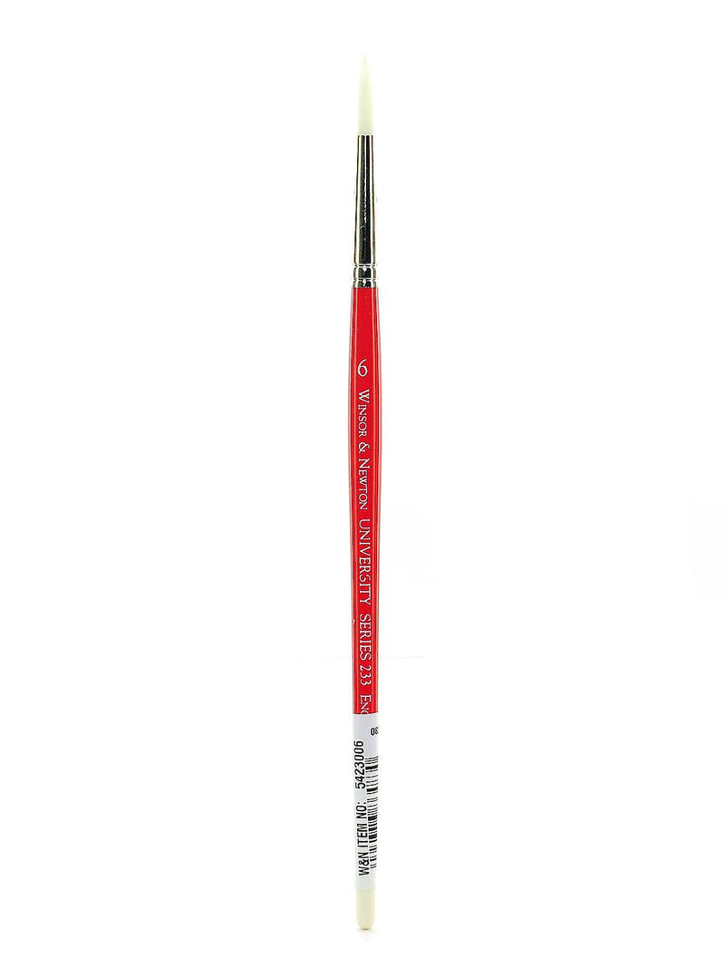 Winsor And Newton University Series Short Handled Brushes 6 Round