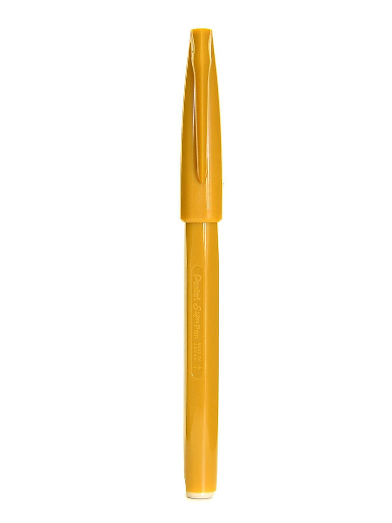 Pentel Sign Pen yellow ochre each [Pack of 12]