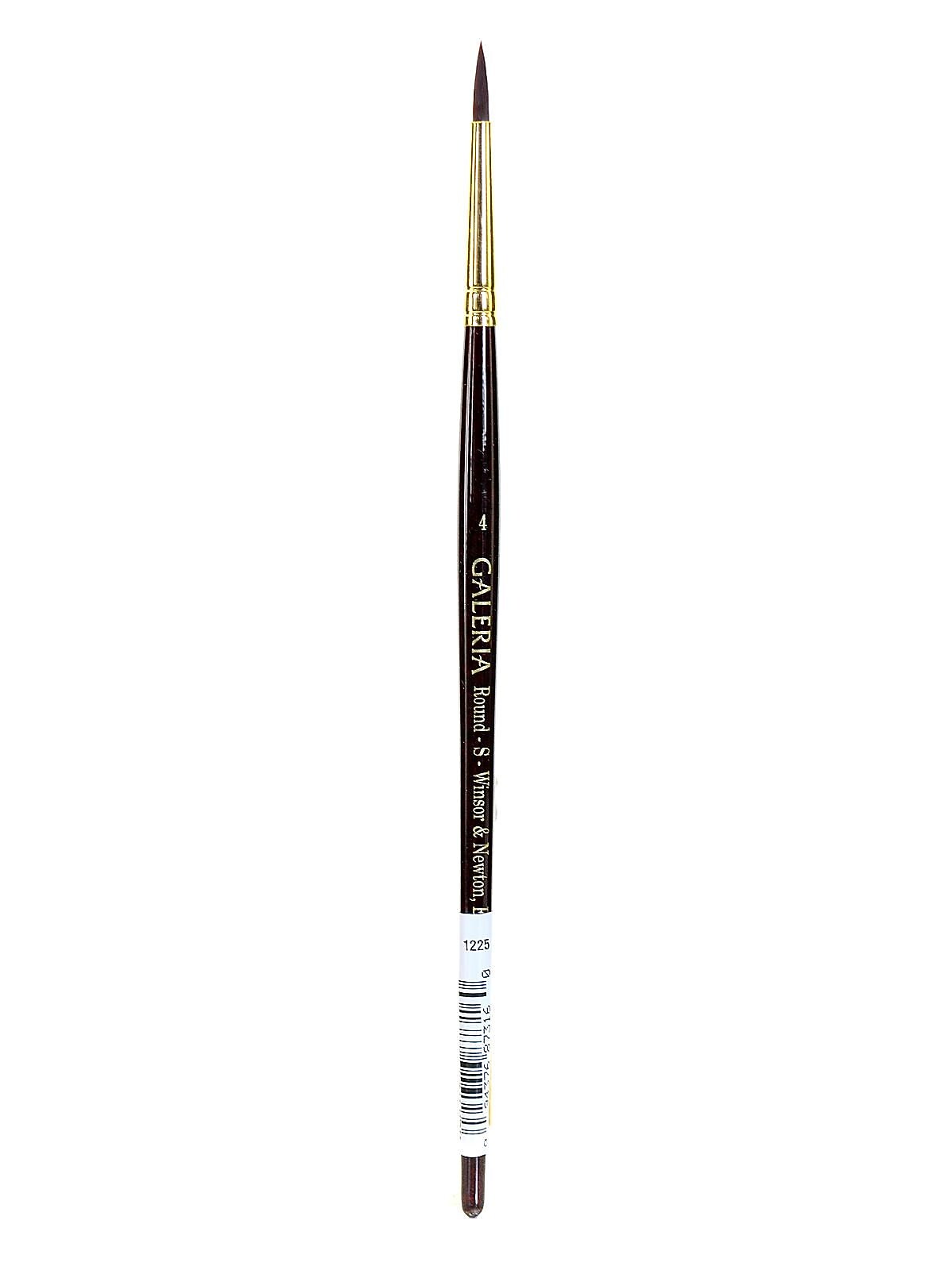 Winsor And Newton Galeria Short-Handled Brushes Round 4 (52048)