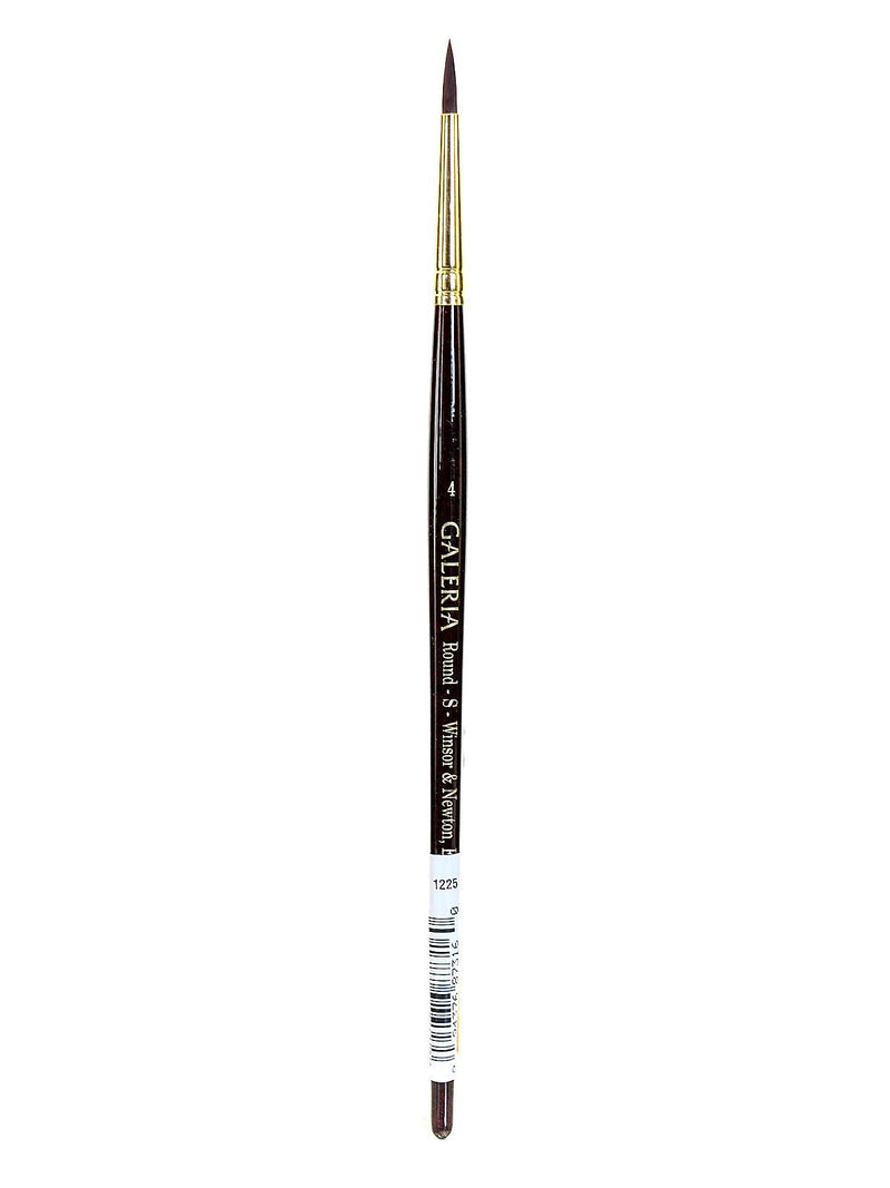 Winsor And Newton Galeria Short-Handled Brushes Round 4 (52048)