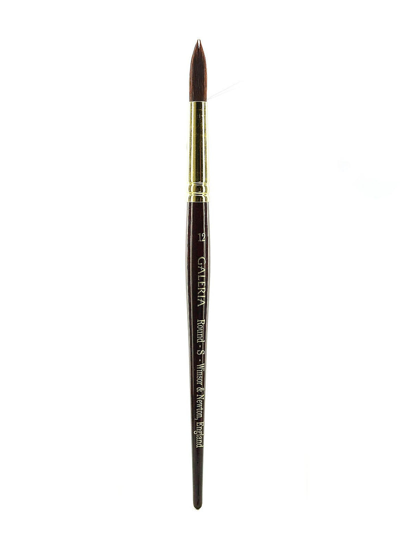 Winsor And Newton Galeria Short Handled Brushes Round 12