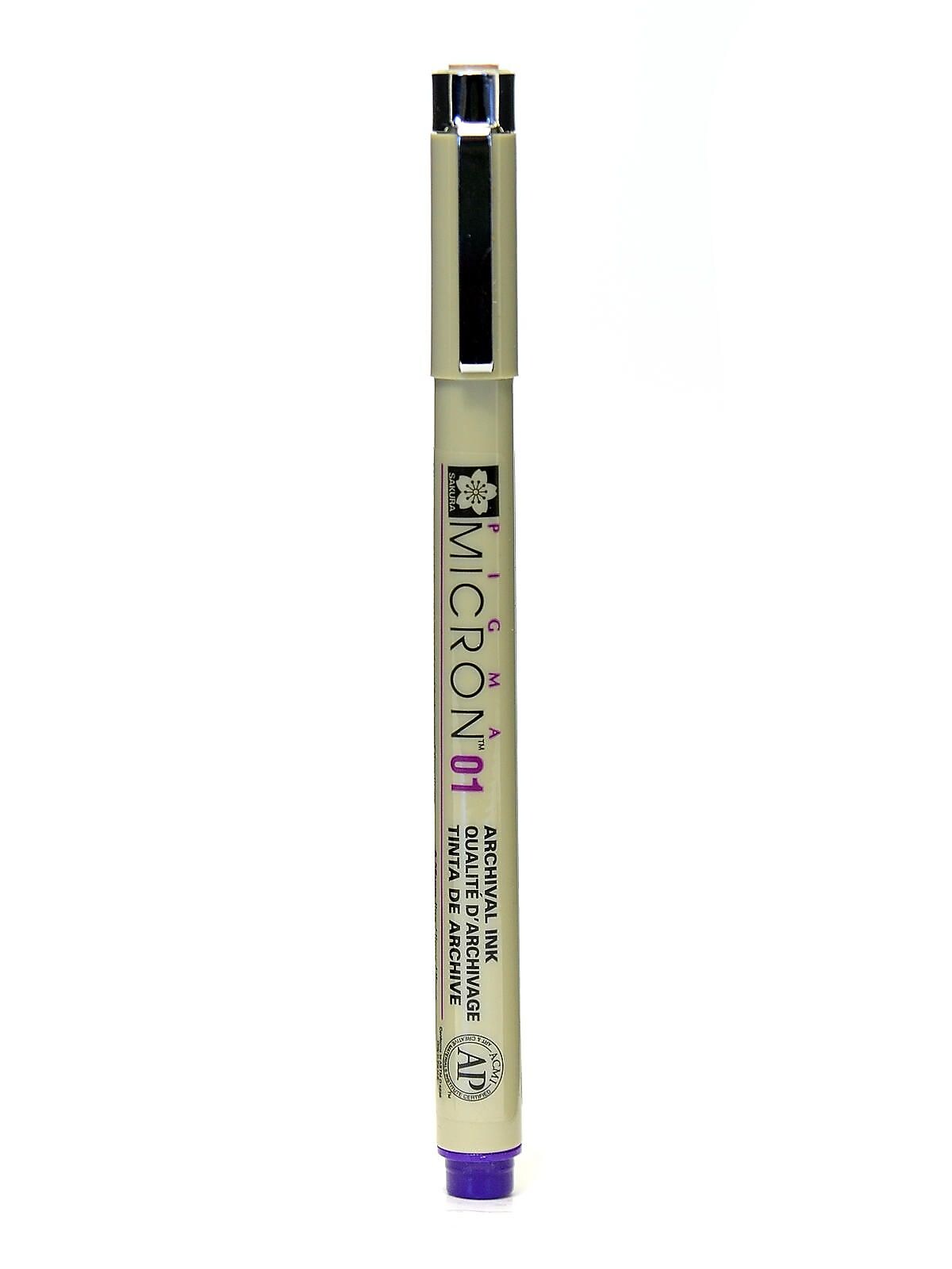 Sakura Pigma Micron purple 01 (0.25 mm) [Pack of 6]