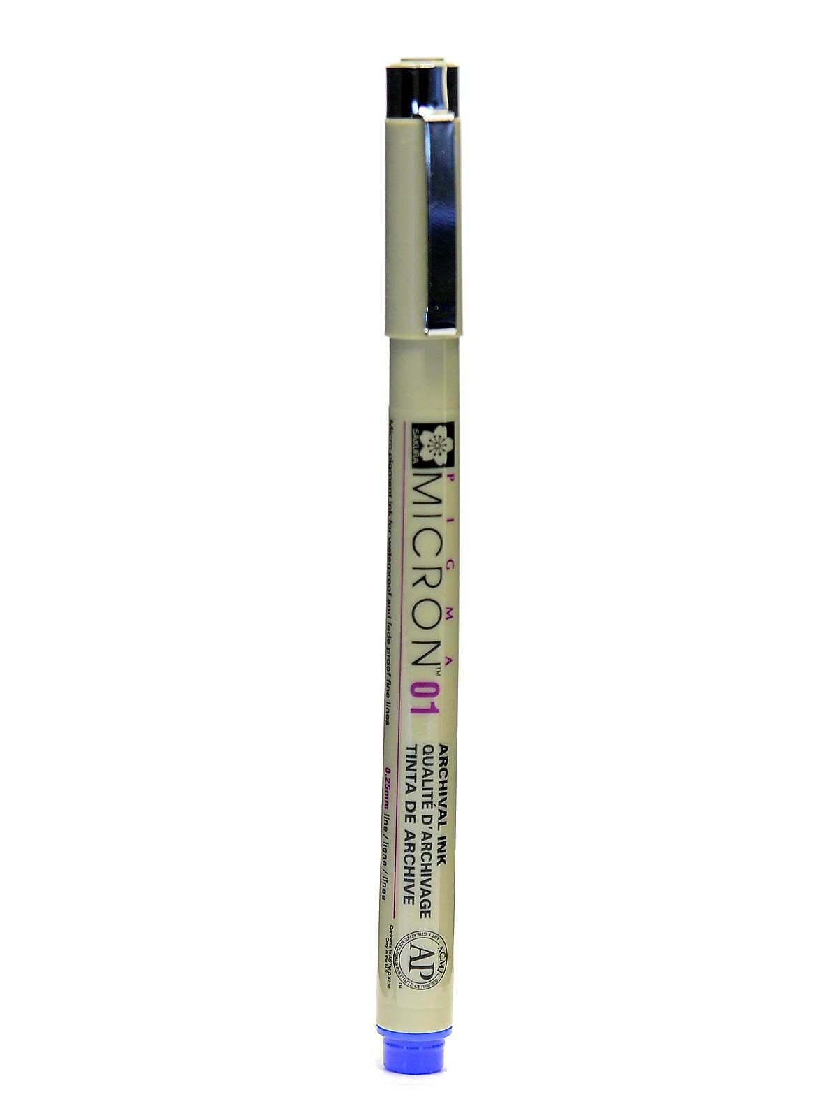 Sakura Pigma Micron blue 01 (0.25 mm) [Pack of 6]