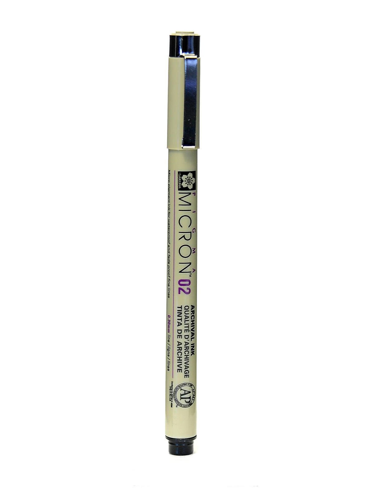 Sakura Pigma Micron black 02 (0.30 mm) [Pack of 6]
