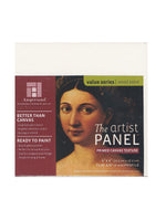 Ampersand The Artist Panel White Wood Canvas Panel, 4" x 4", 4/Pack (22001-PK4)