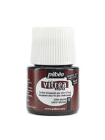 Pebeo Vitrea 160 Glass Paint Earth Brown Gloss 45 Ml [Pack Of 3]