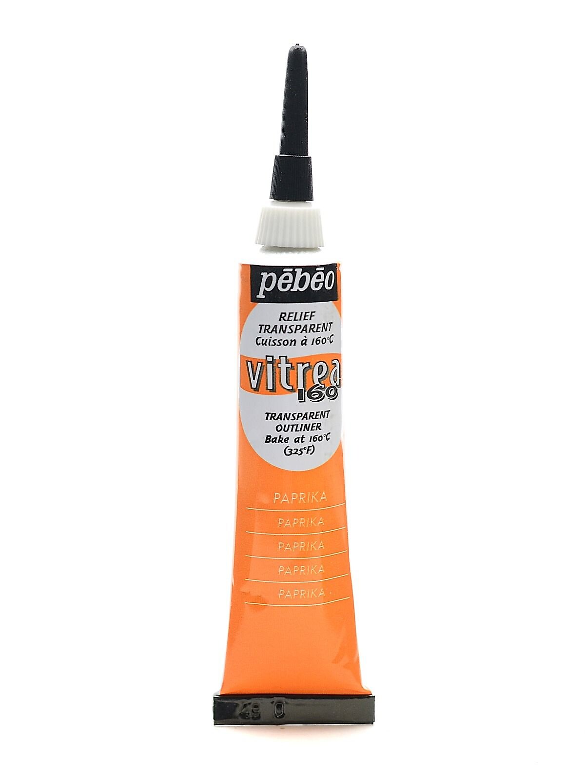 Pebeo Vitrea 160 Outliners Paprika 20 Ml [Pack Of 3]