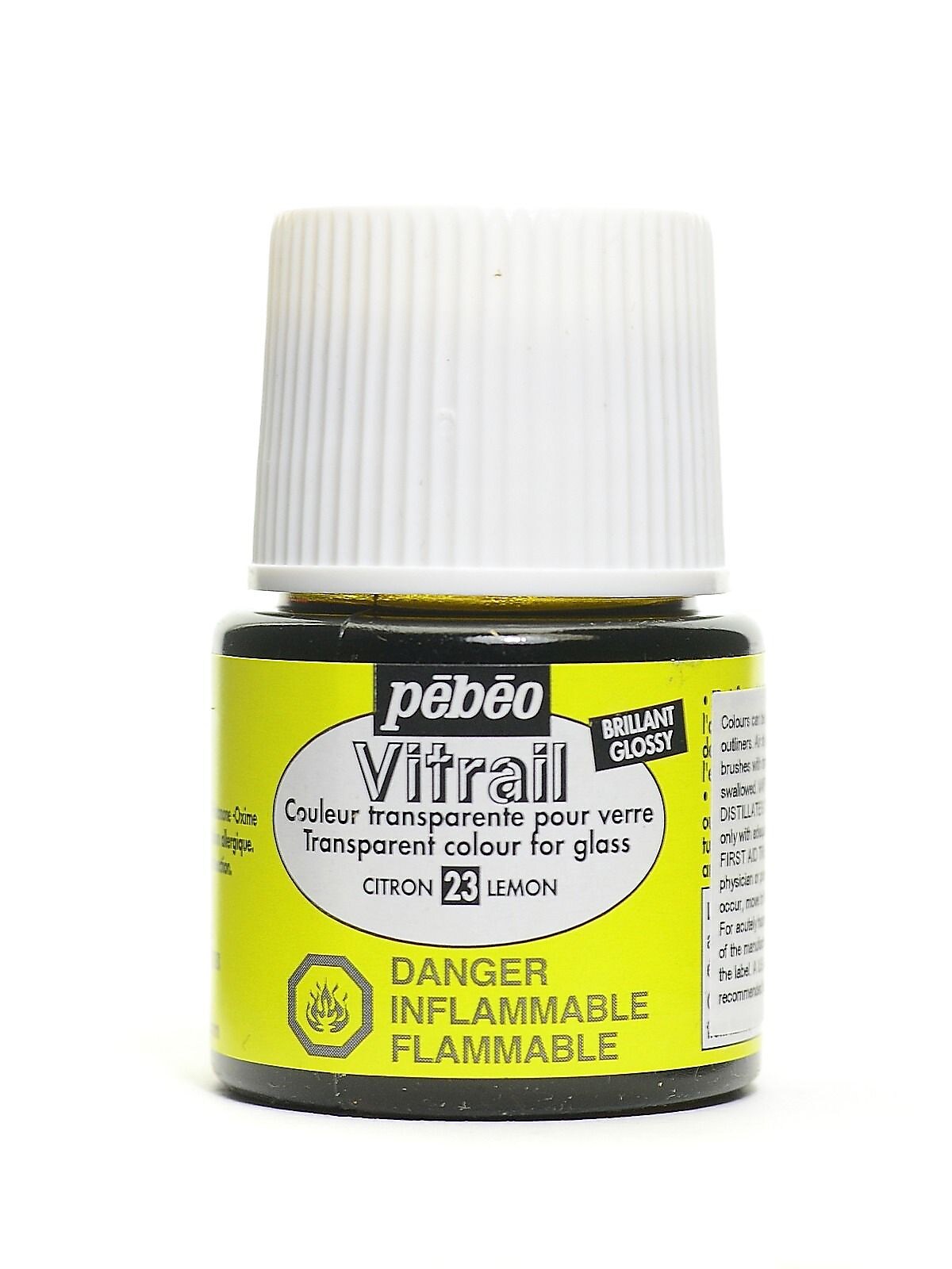 Pebeo Vitrail Paint Lemon 45 Ml [Pack Of 3]