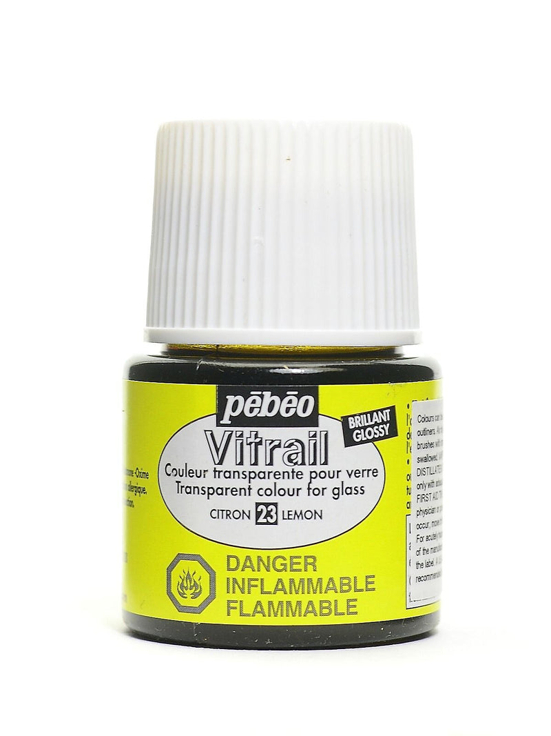 Pebeo Vitrail Paint Lemon 45 Ml [Pack Of 3]