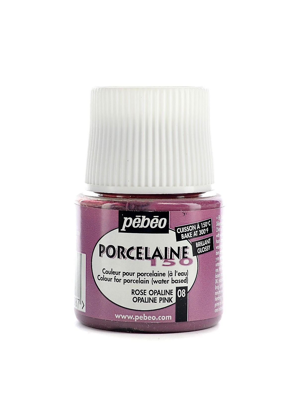 Pebeo Porcelaine 150 China Paint Opaline Pink 45 Ml [Pack Of 3]