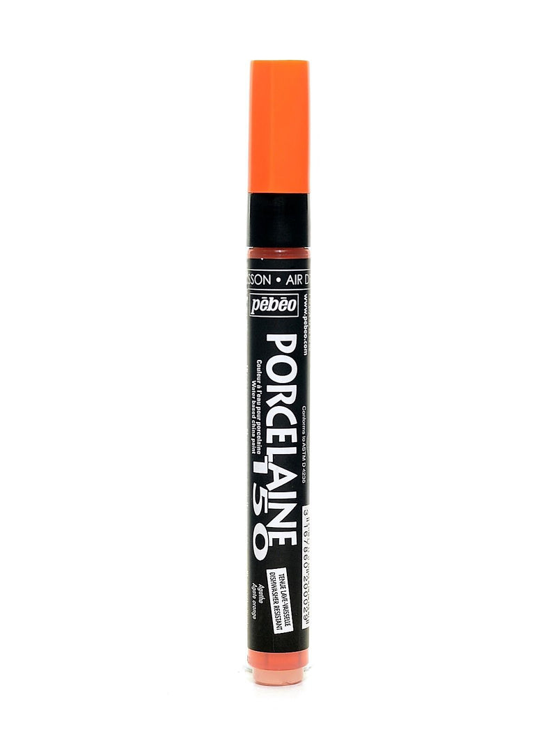 Pebeo Porcelaine 150 Markers agate orange broad [Pack of 3]