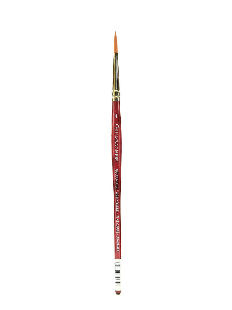 Grumbacher Goldenedge Watercolor Brushes 4 Round (91428)
