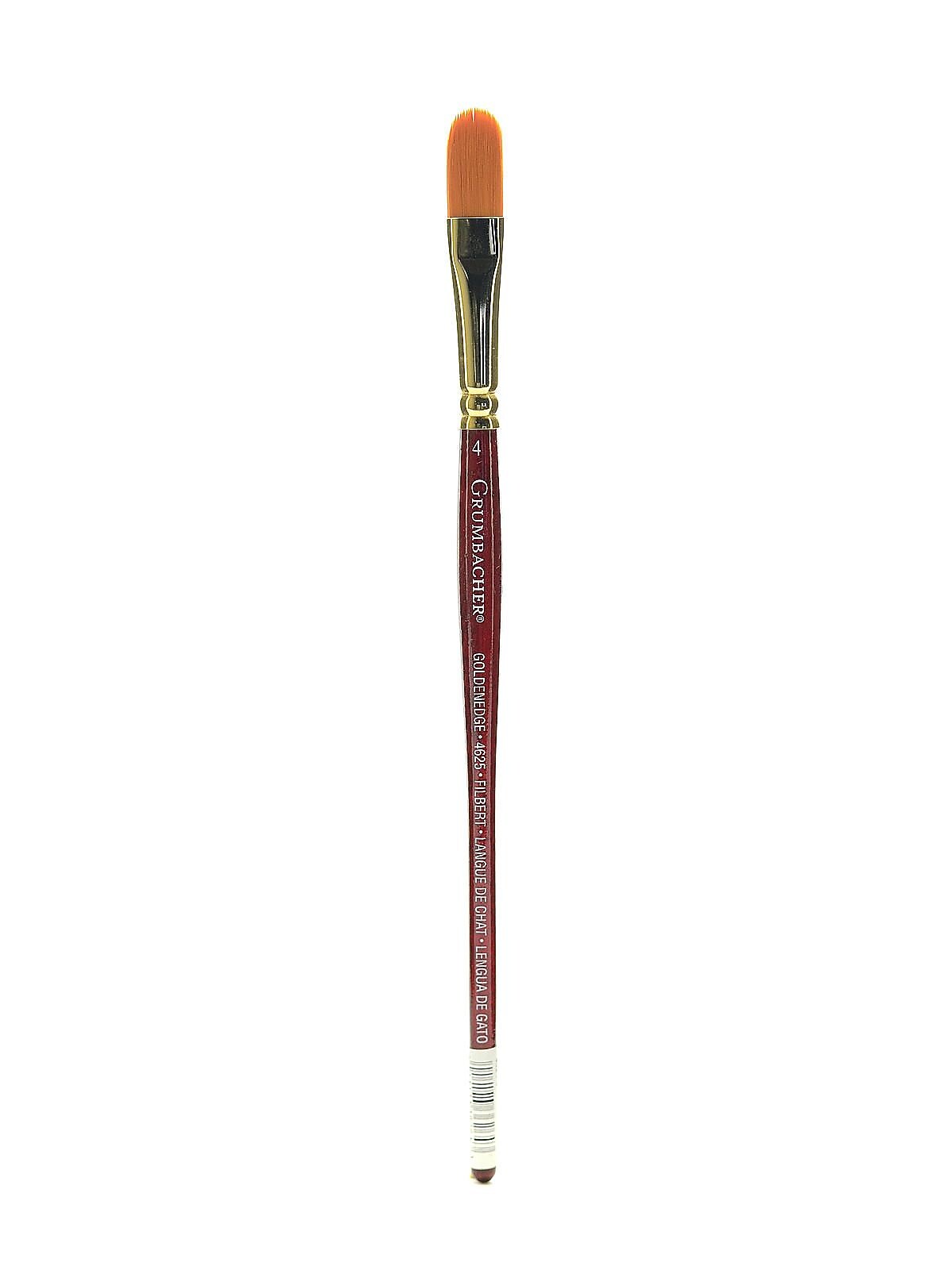 Grumbacher Goldenedge Watercolor Brushes 4 Filbert