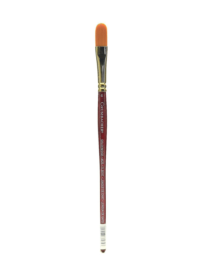 Grumbacher Goldenedge Watercolor Brushes 4 Filbert