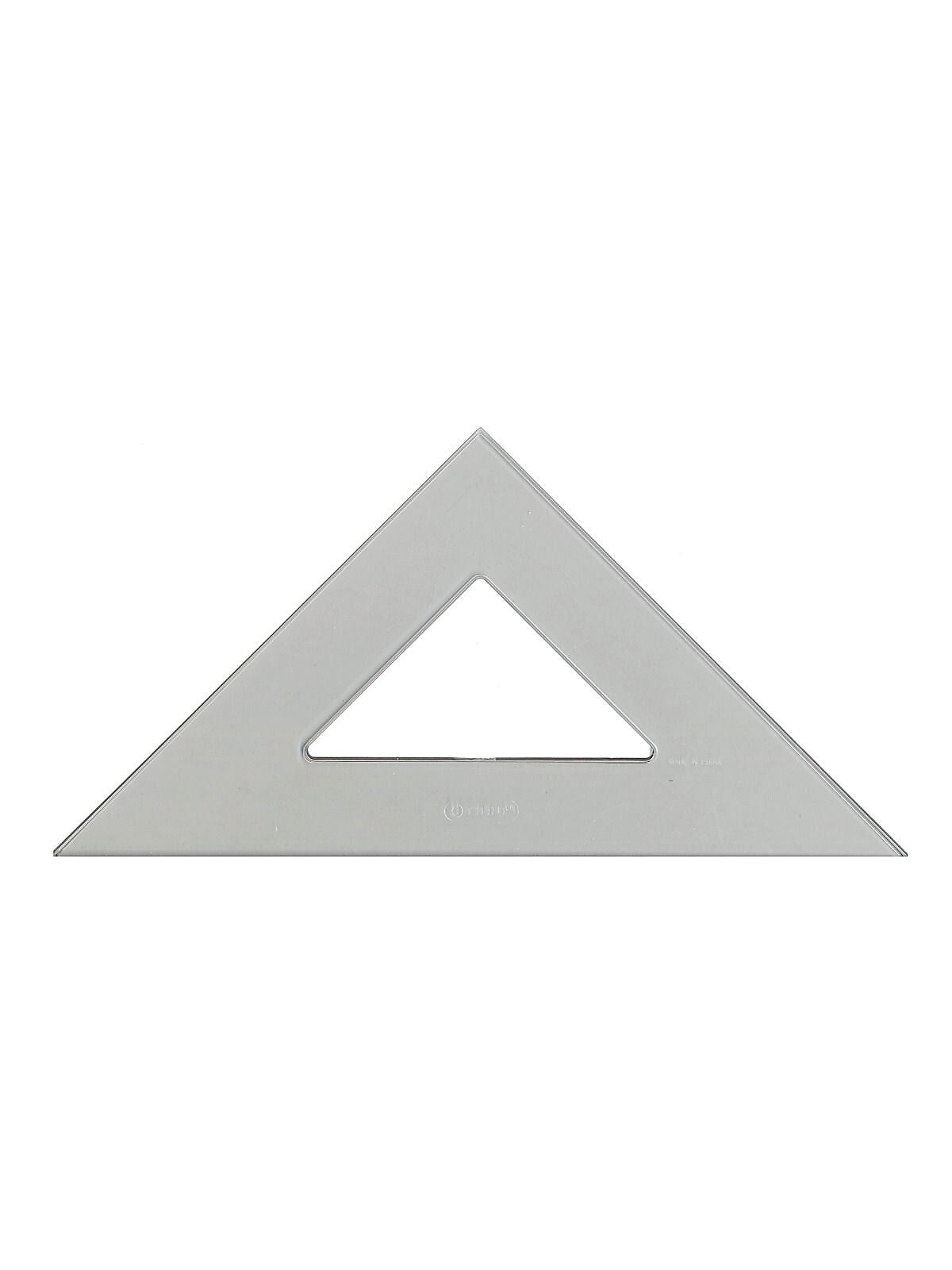 C-Thru 26639-Pk6 Transparent Triangles, Professional 45/90-Degree, 6", 6/Pack