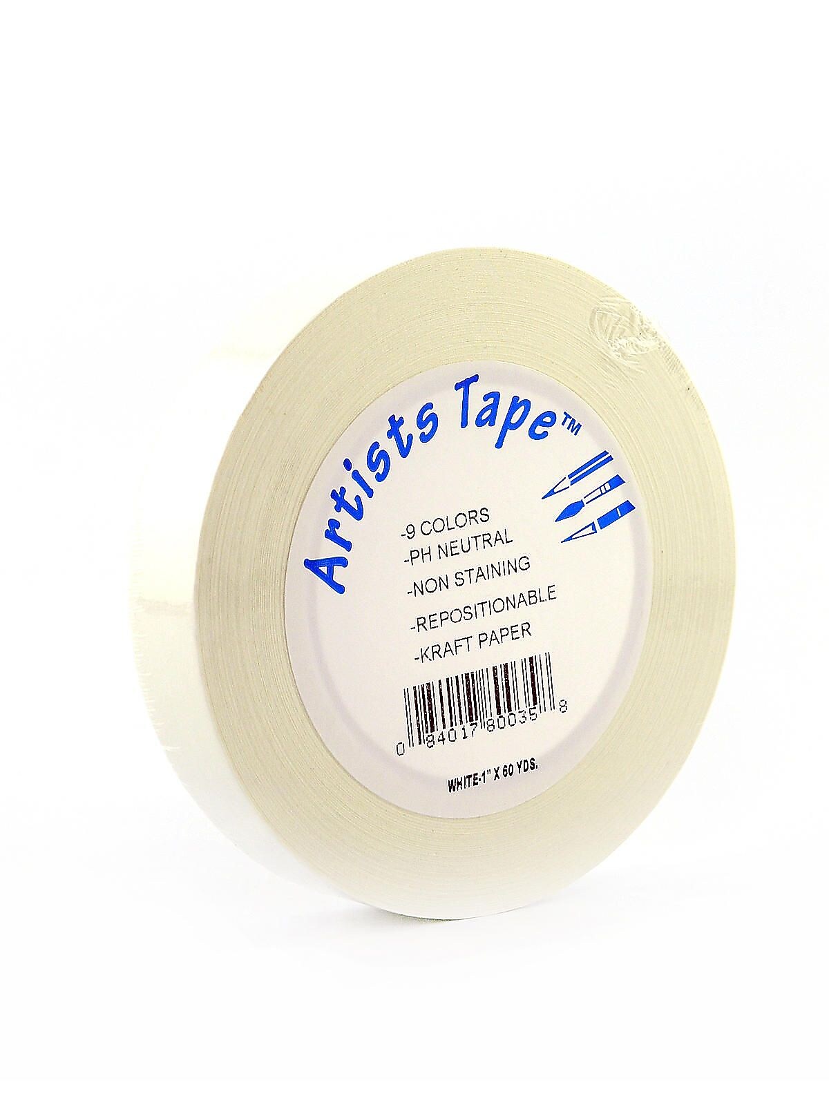 Pro Tapes White Artist's Tape 1 In. X 60 Yd.