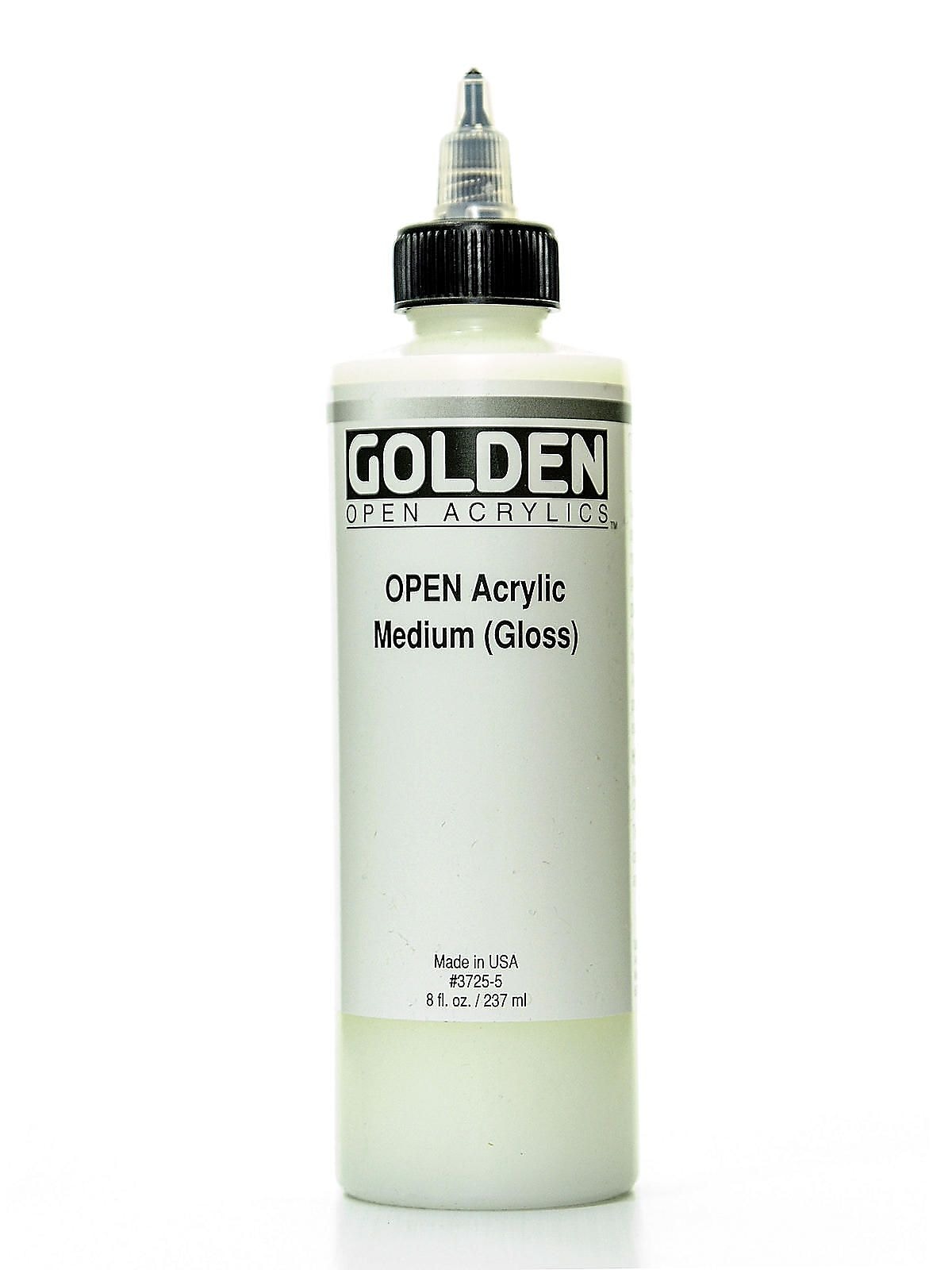 Golden Open Acrylic Mediums, Fluid Medium Gloss 8Oz (93590)