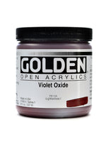 Golden Open Acrylic Colors Violet Oxide 8 Oz. Jar (59942)