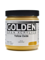 Golden Open Acrylic Colors Yellow Oxide 8 Oz. Jar (59999)