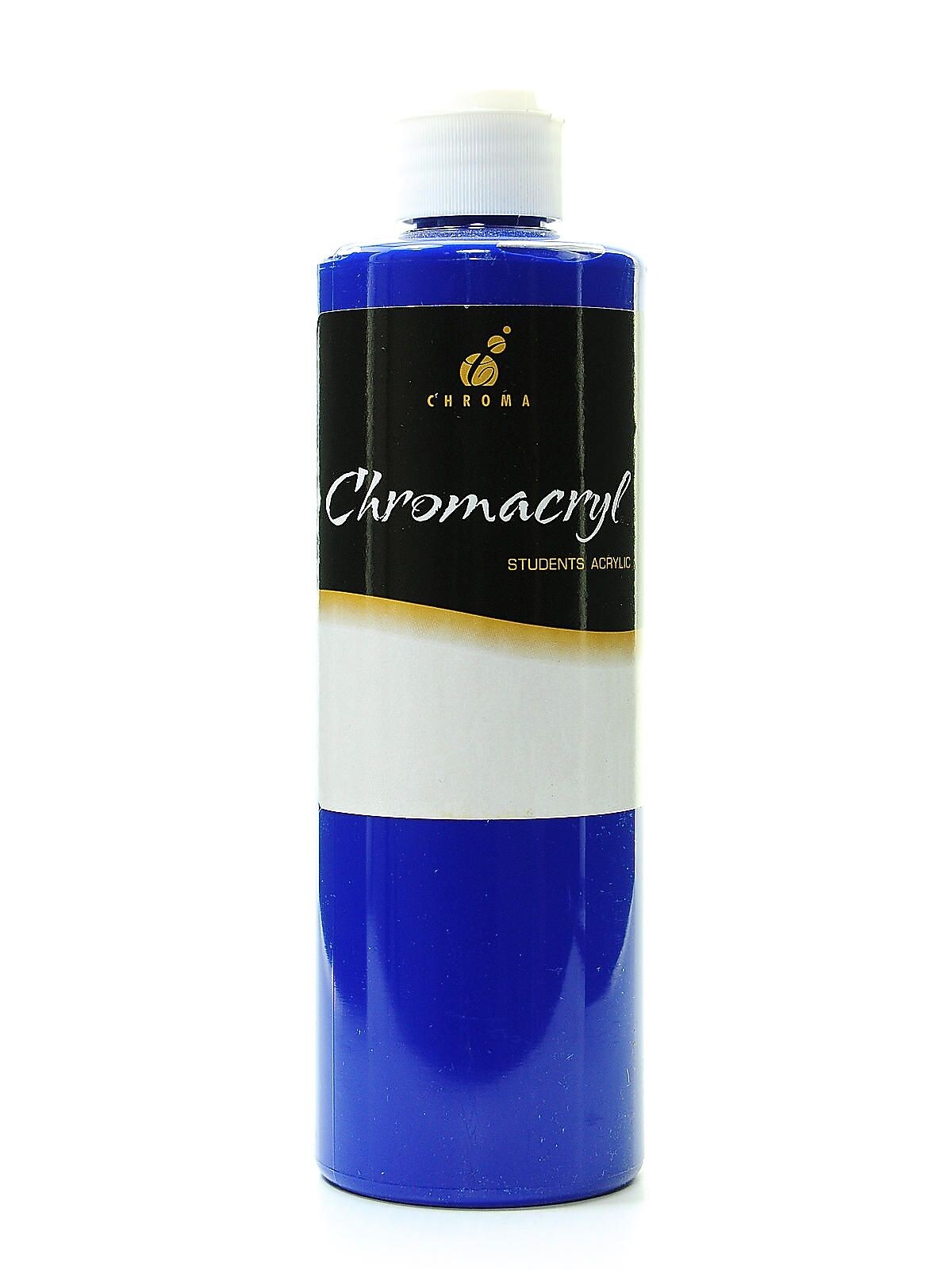 Chroma Inc. Chromacryl Students' Acrylic Paints, Warm Blue, 500Ml, 2/Pack (47012-Pk2)