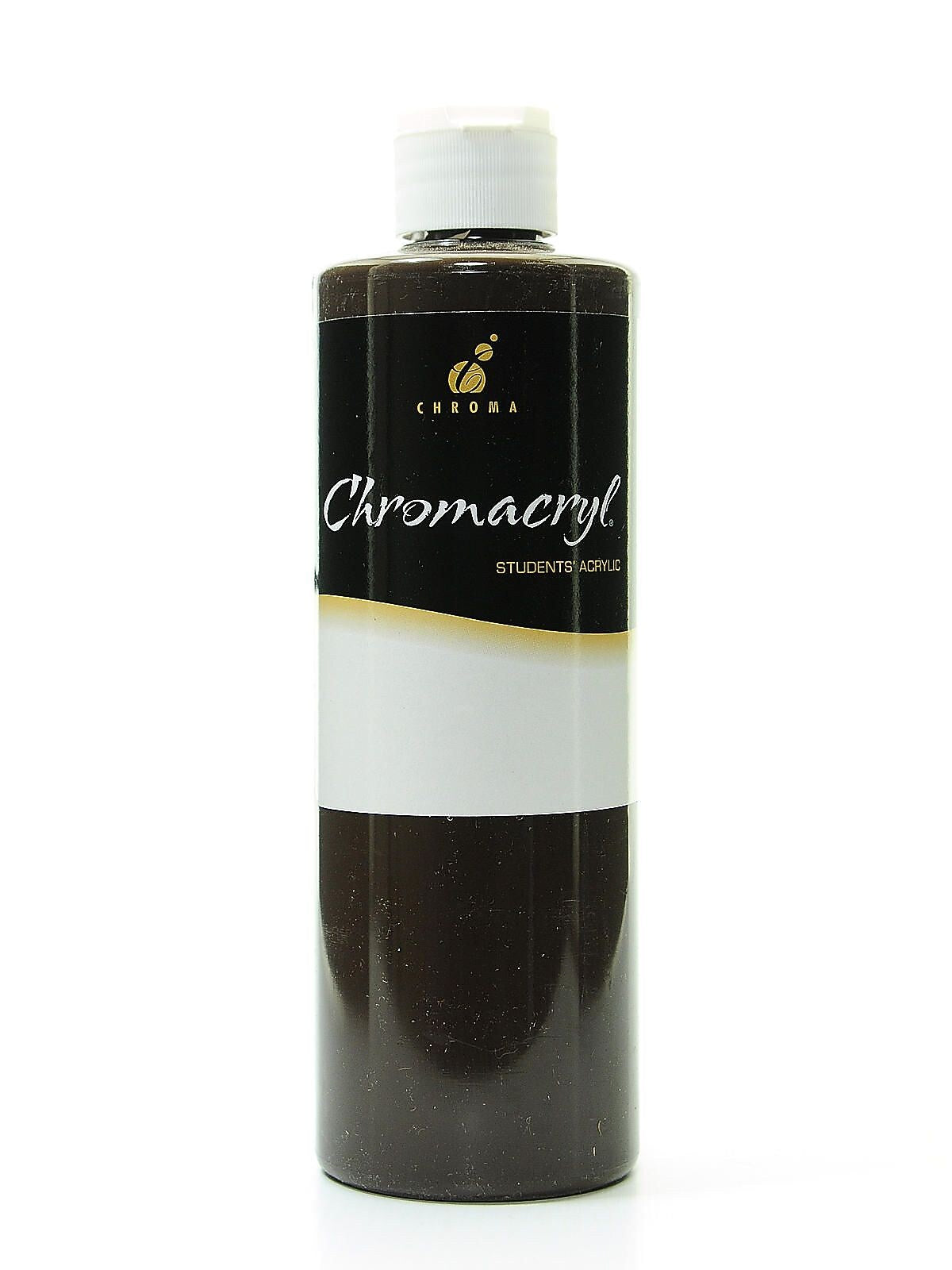 Chroma Inc. Chromacryl Students' Acrylic Paints Burnt Umber 500 Ml [Pack Of 2]