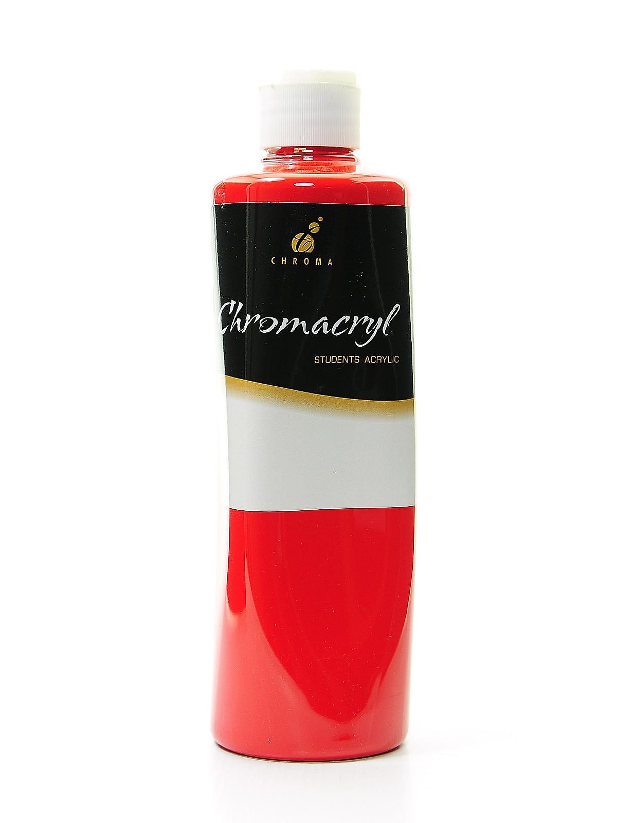 Chroma Inc. Chromacryl Students' Acrylic Paints Warm Red 500 Ml Pack Of 2 (51874-Pk2)