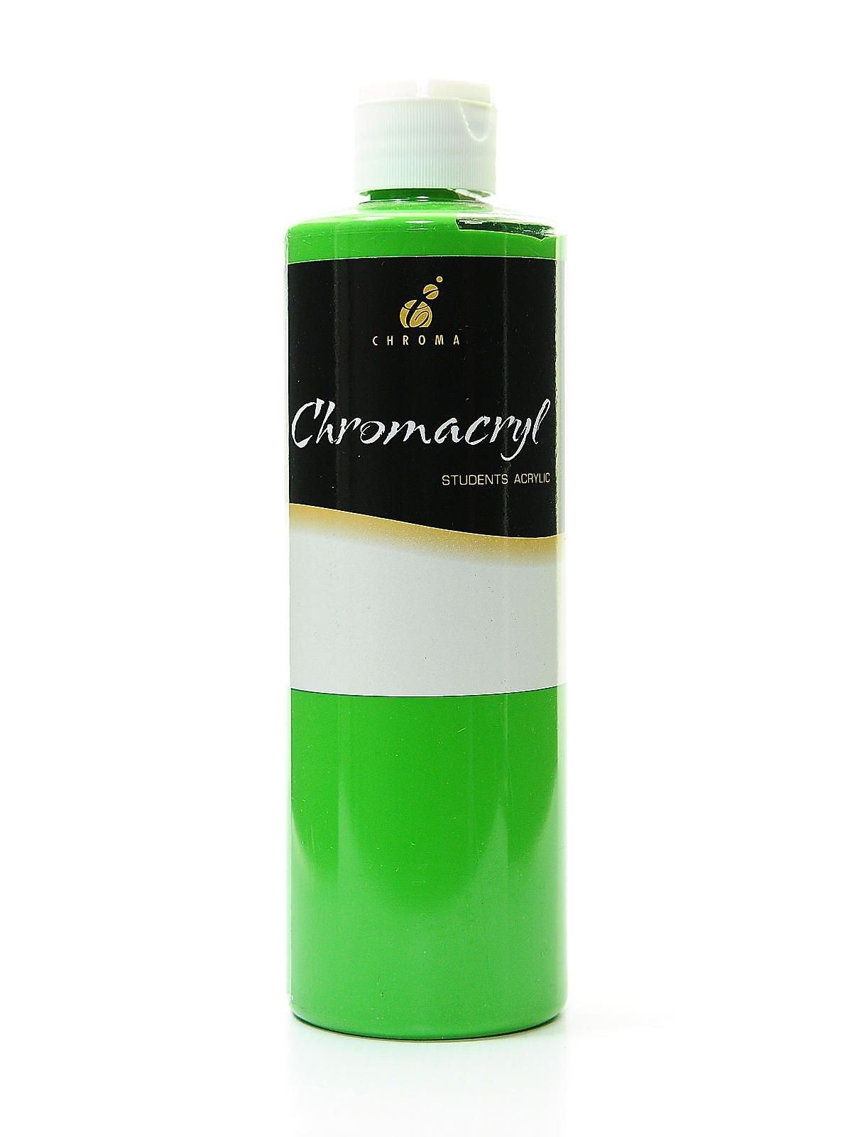 Chroma Inc. Chromacryl Students' Acrylic Paints, Light Green, 500ml, 2/Pk,