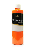 Chroma Inc. Chromacryl Orange Vermilion Students' Acrylic Paint, 500ml, 2/Pk