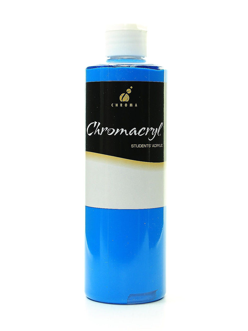 Chroma Inc. Chromacryl Students' Acrylic Paints, Cobalt Blue, 500Ml, 2/Pack (77235-Pk2)